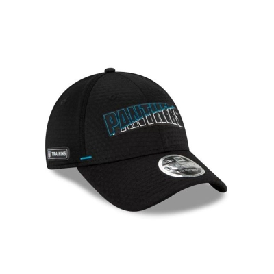 Blue Carolina Panthers Hat - New Era NFL Official Summer Sideline Stretch Snap 9FORTY Snapback Caps USA9782315